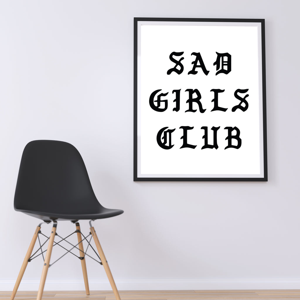 Sad Girl | Photographic Print